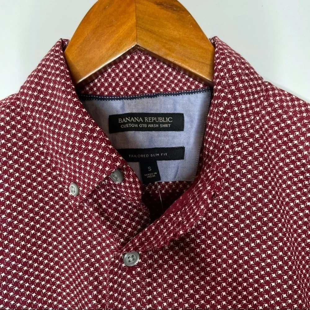 Banana Republic Custom 078‎ Wash Shirt Small NWT